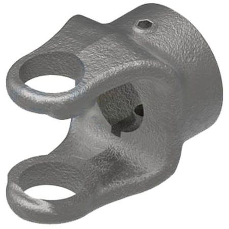 Aftermarket Round Bore Implement Yoke w Double Keyway And Set Screw A-806-0616-AI